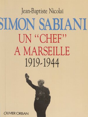 cover image of Simon Sabiani